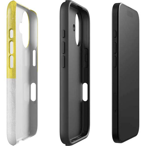 Vatican City Flag Distressed iPhone 16 Plus Impact Case